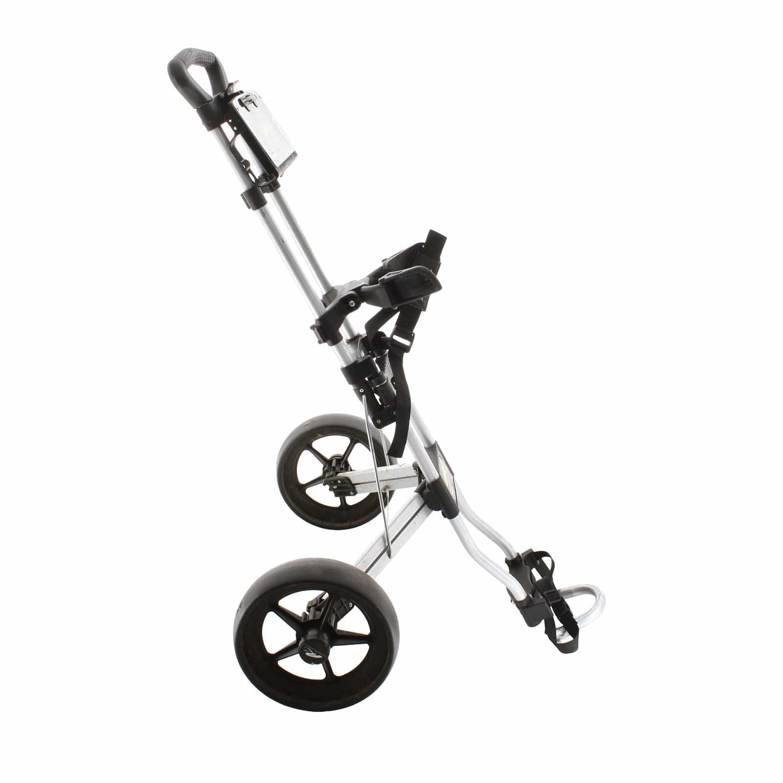 Powakaddy Twinline 2 3-Wheel Push/Pull Trolley - Black - Image 3