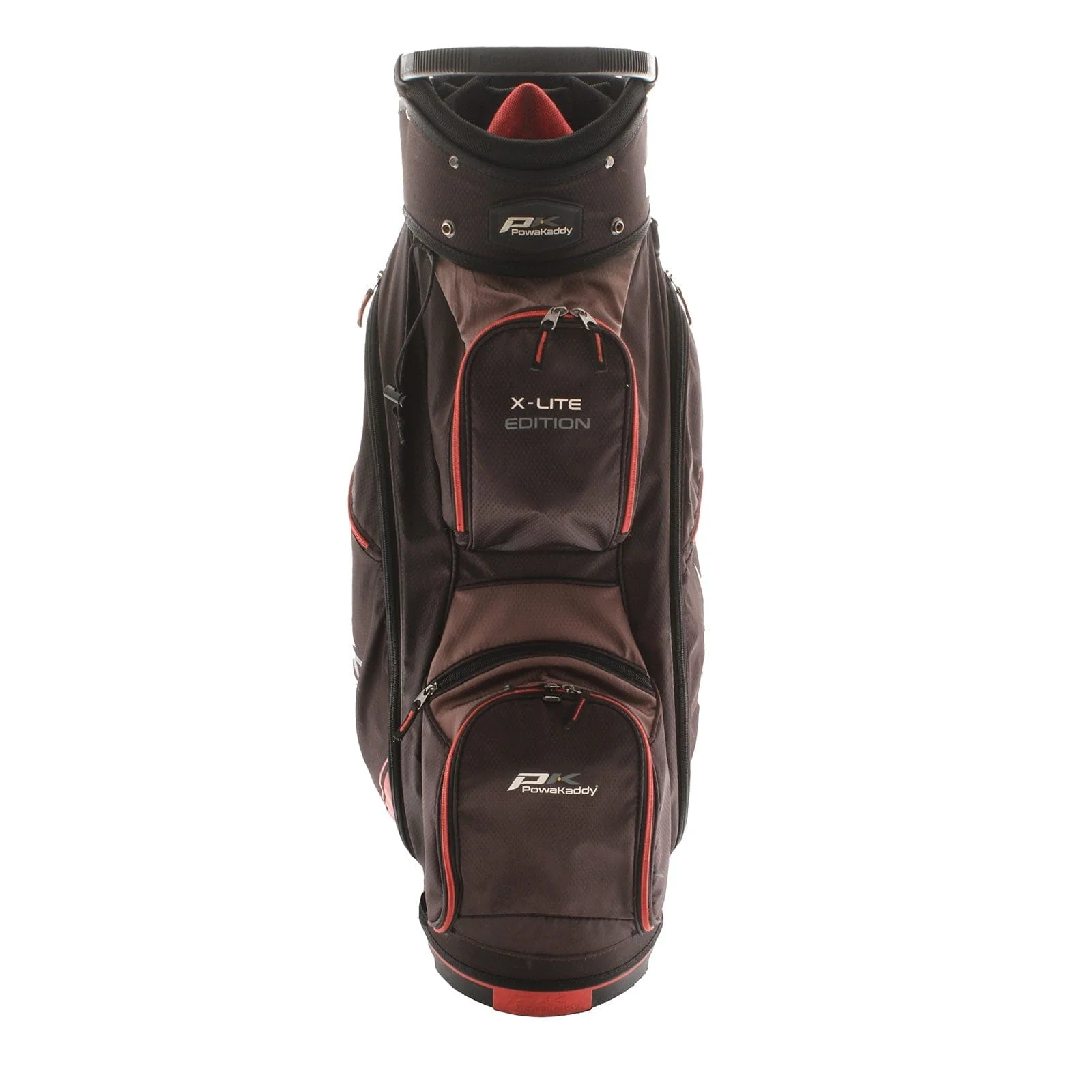 PowaKaddy X-Lite Edition Cart Bag - Black/Red - Image 4