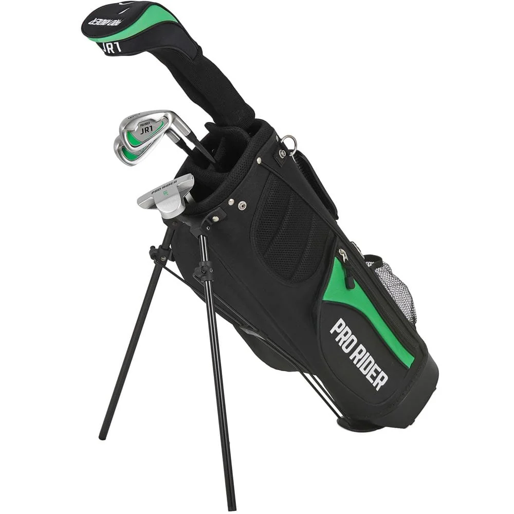 Pro Rider JR1 Golf Junior 5-Piece Package Set - 5-8 Years - Green - Image 9