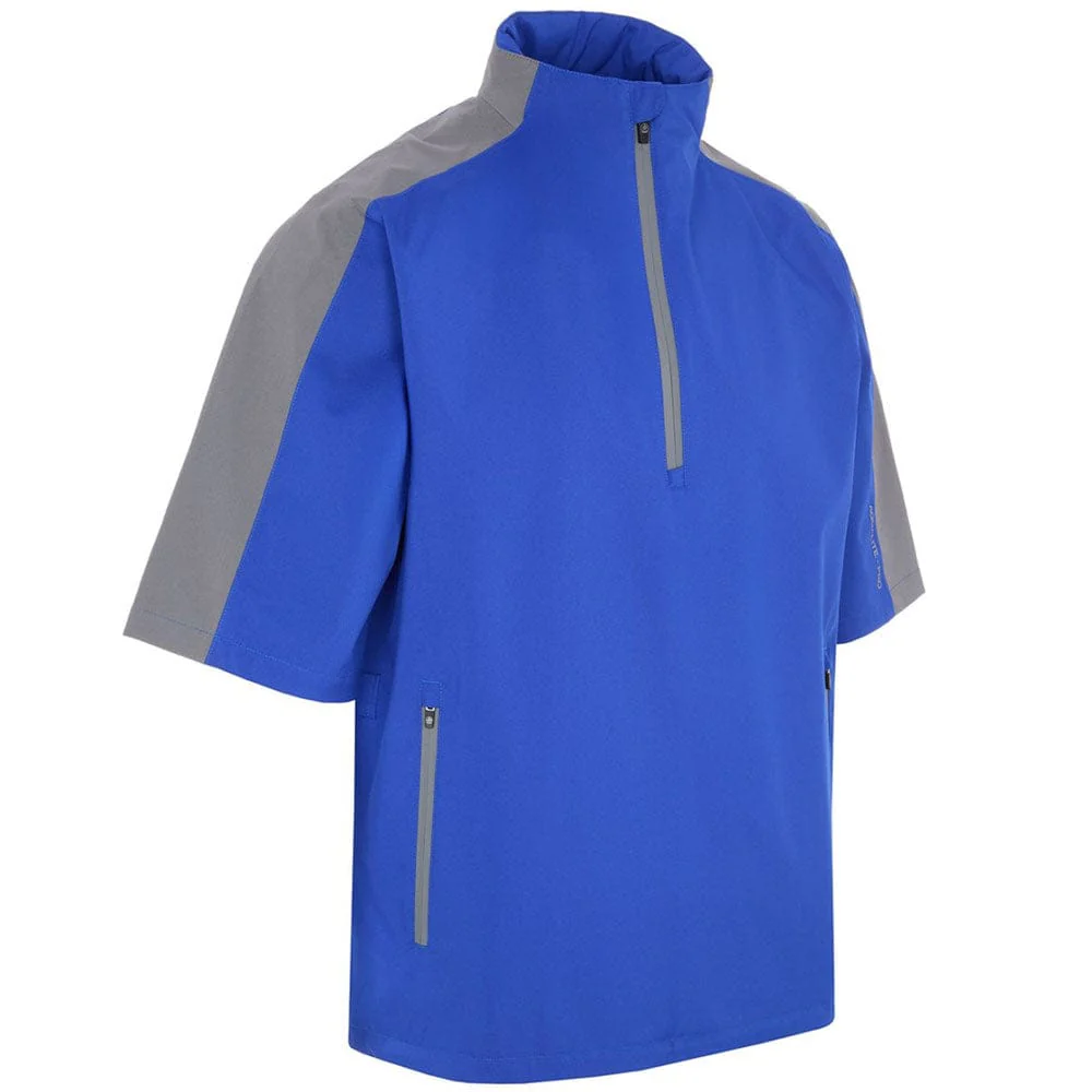 ProQuip Aqualite Pro 1/2 Sleeve Waterproof Rain Suit - Magnetic Blue/Grey/Black - Image 2