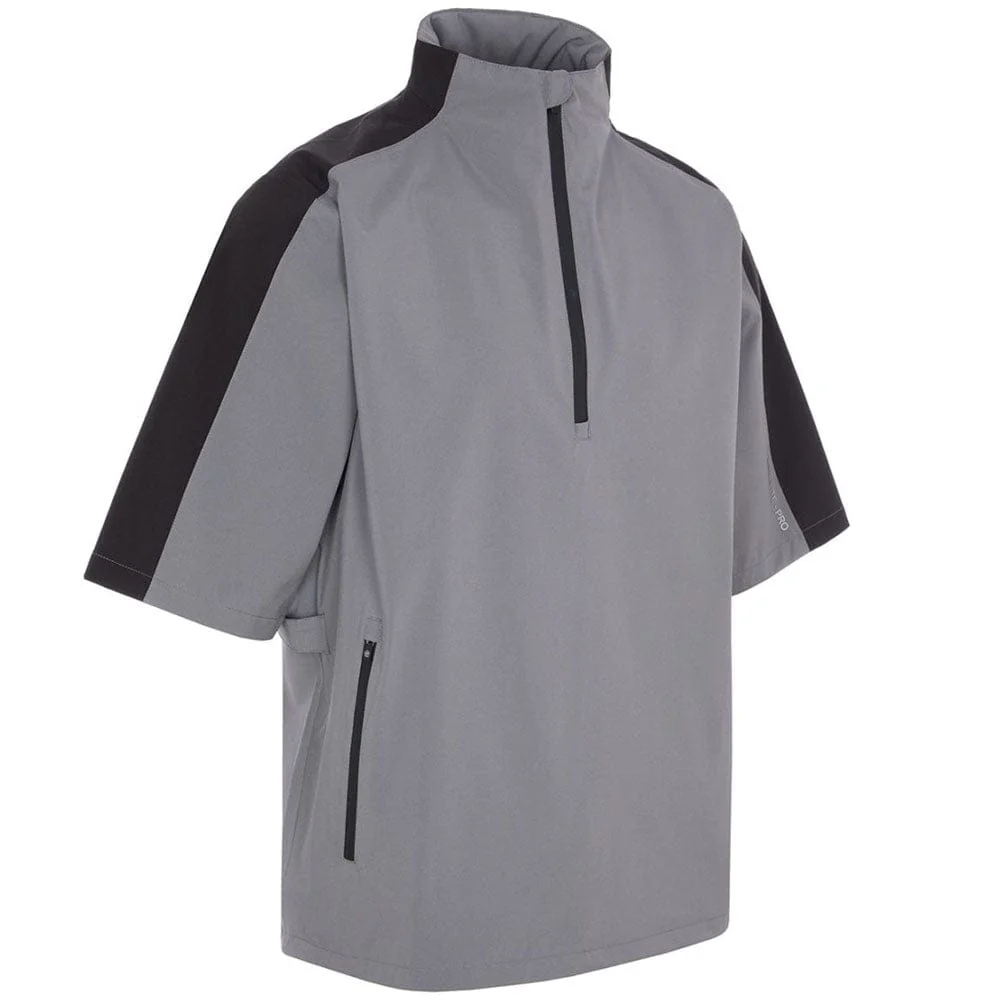 ProQuip Aqualite Pro 1/2 Sleeve Waterproof Rain Top - Grey/Black