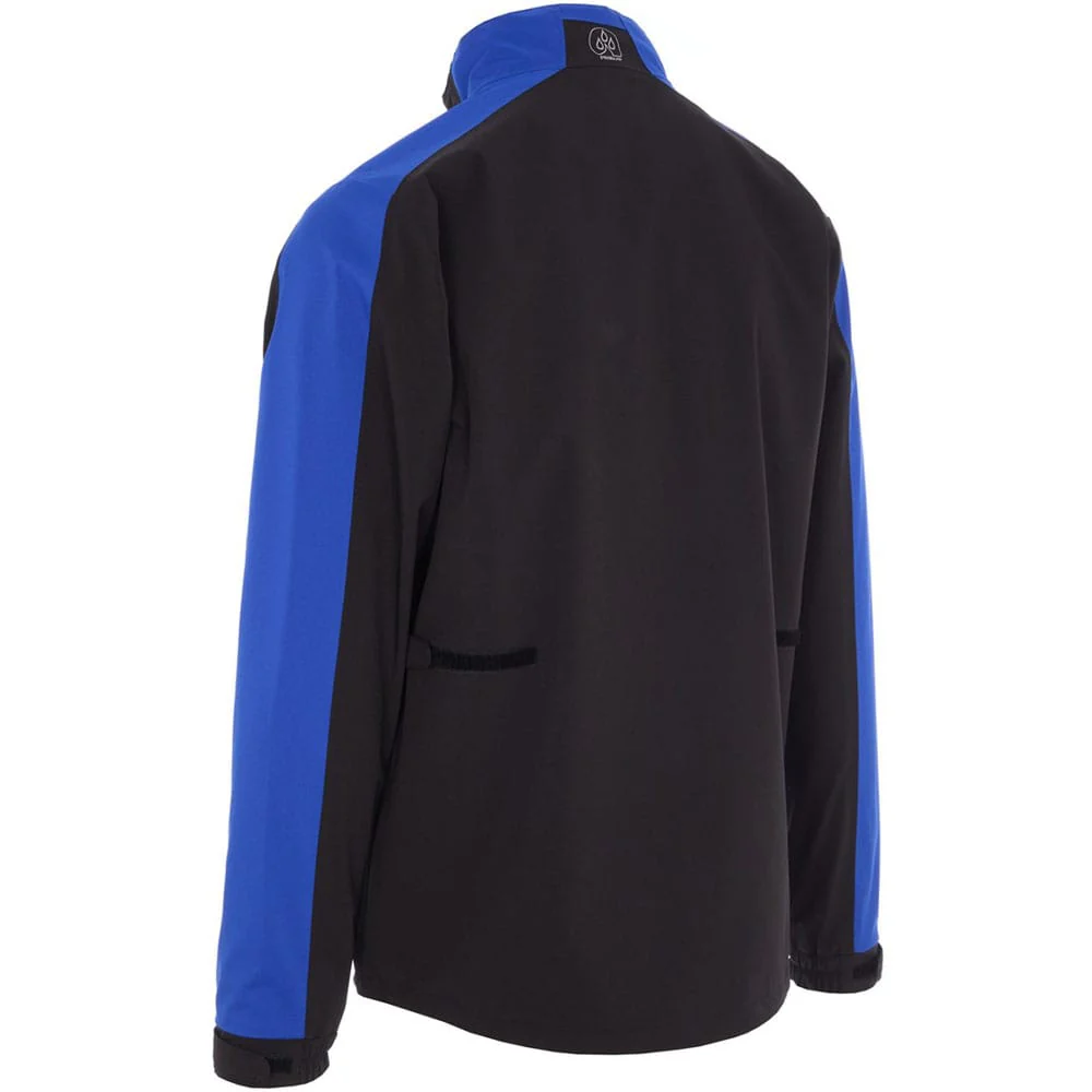 ProQuip Aqualite Pro Rain Waterproof Jacket - Black/Magnetic Blue - Image 2