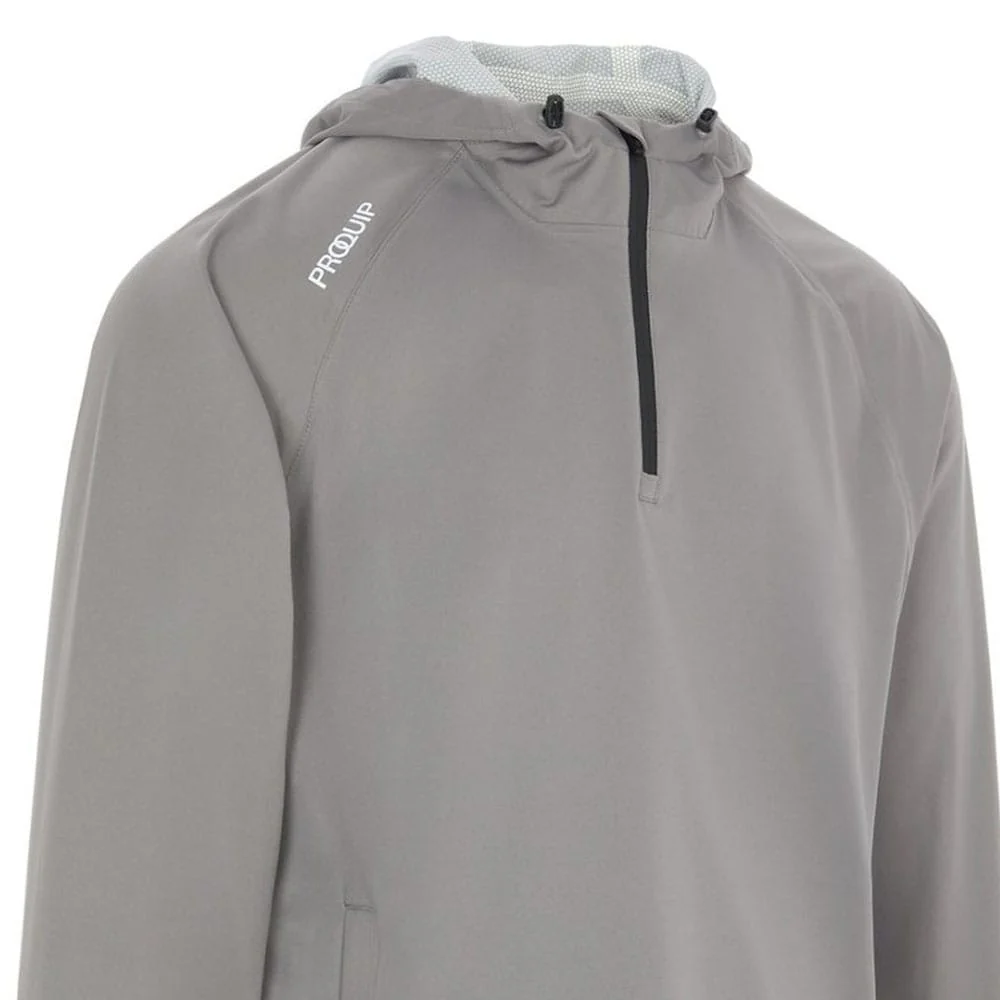 ProQuip ProPac Lite Hooded Packable Waterproof Jacket - Quiet Shade/Black - Image 5