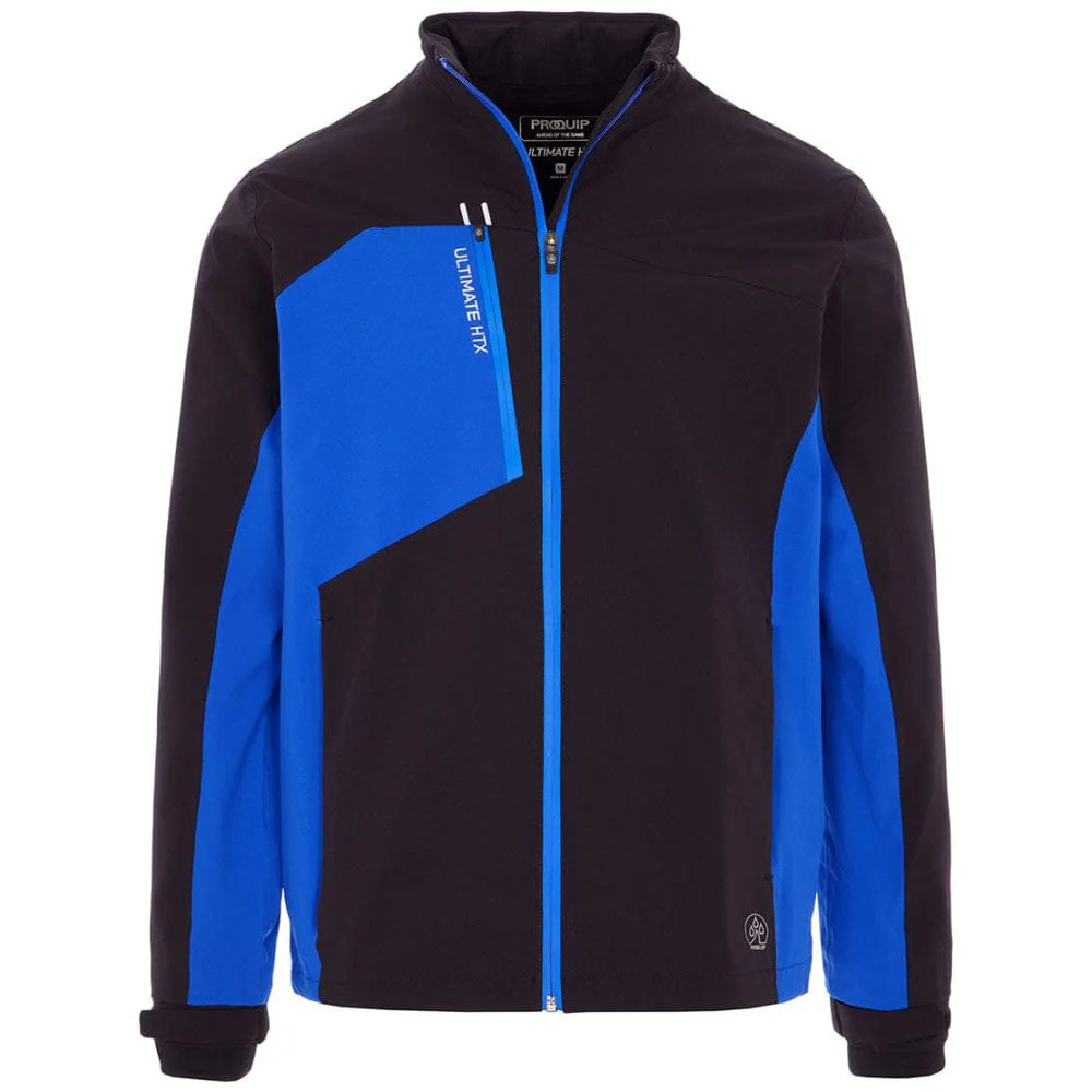 ProQuip Ultimate HTX/Stormforce Pro PX8 Waterproof Suit - Black/Blue + Black - Image 2