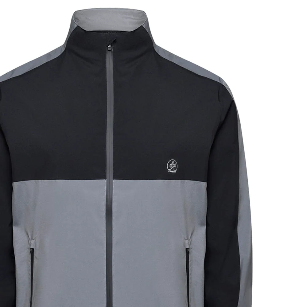 ProQuip Windermere Waterproof Jacket - Black/Grey - Image 3
