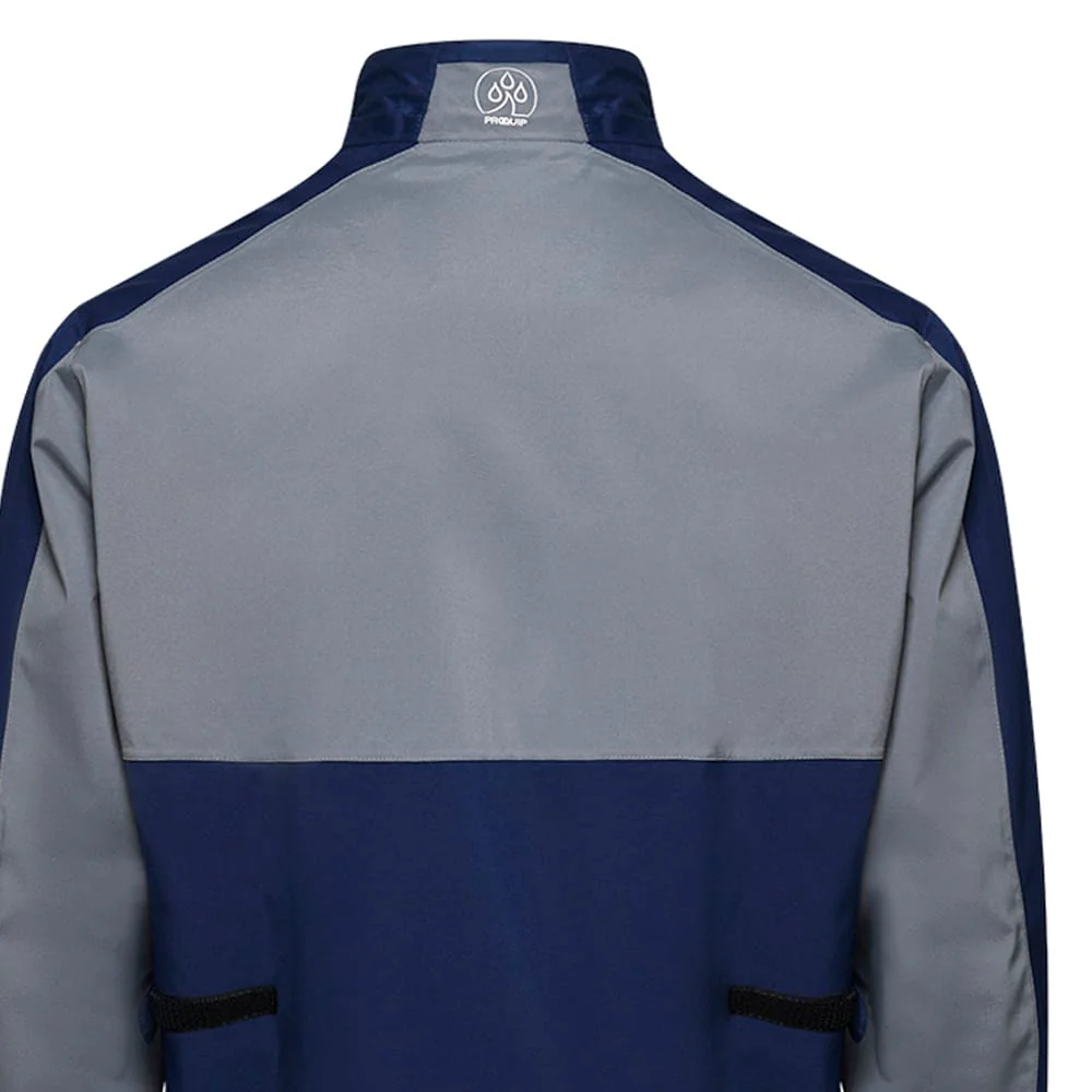 ProQuip Windermere Waterproof Jacket - Grey/Navy - Image 4
