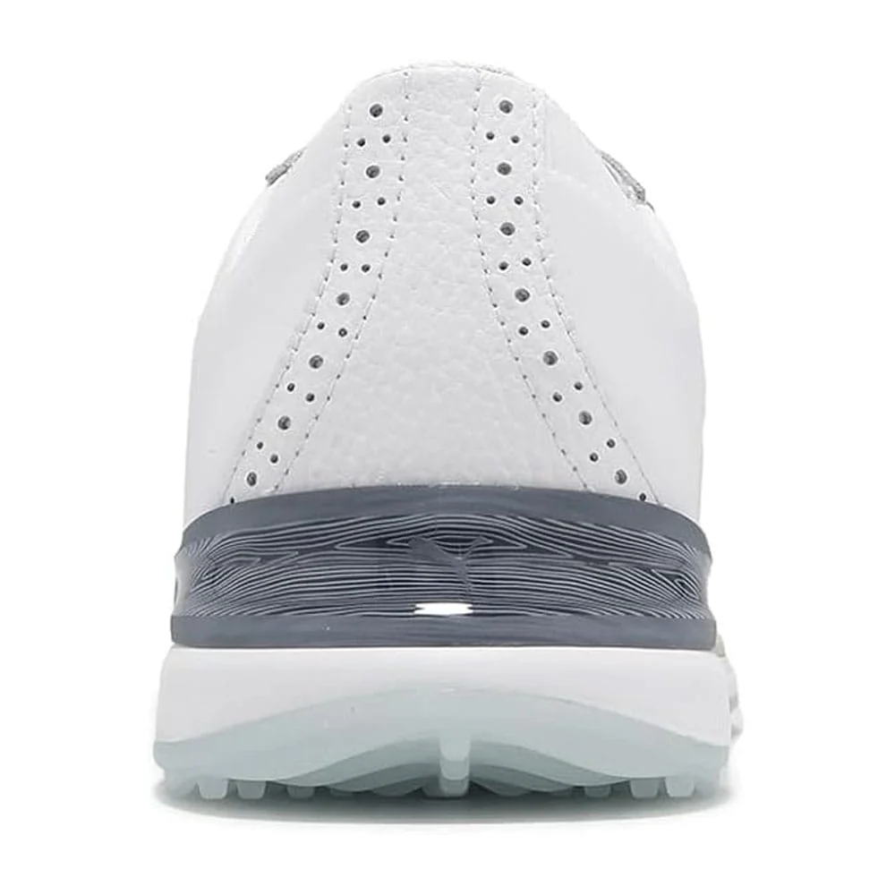 Puma Avant Spikeless Waterproof Shoes - White/Grey/Blue - Image 5