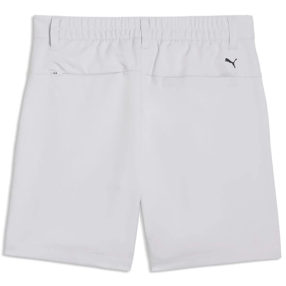 Puma Boys Golf Shorts - Platino Gray - Image 2