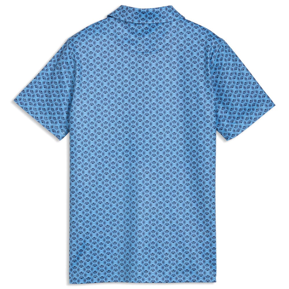 Puma Boys Mattr Scallop Polo Shirt - Team Light Blue/Deep Navy - Image 2