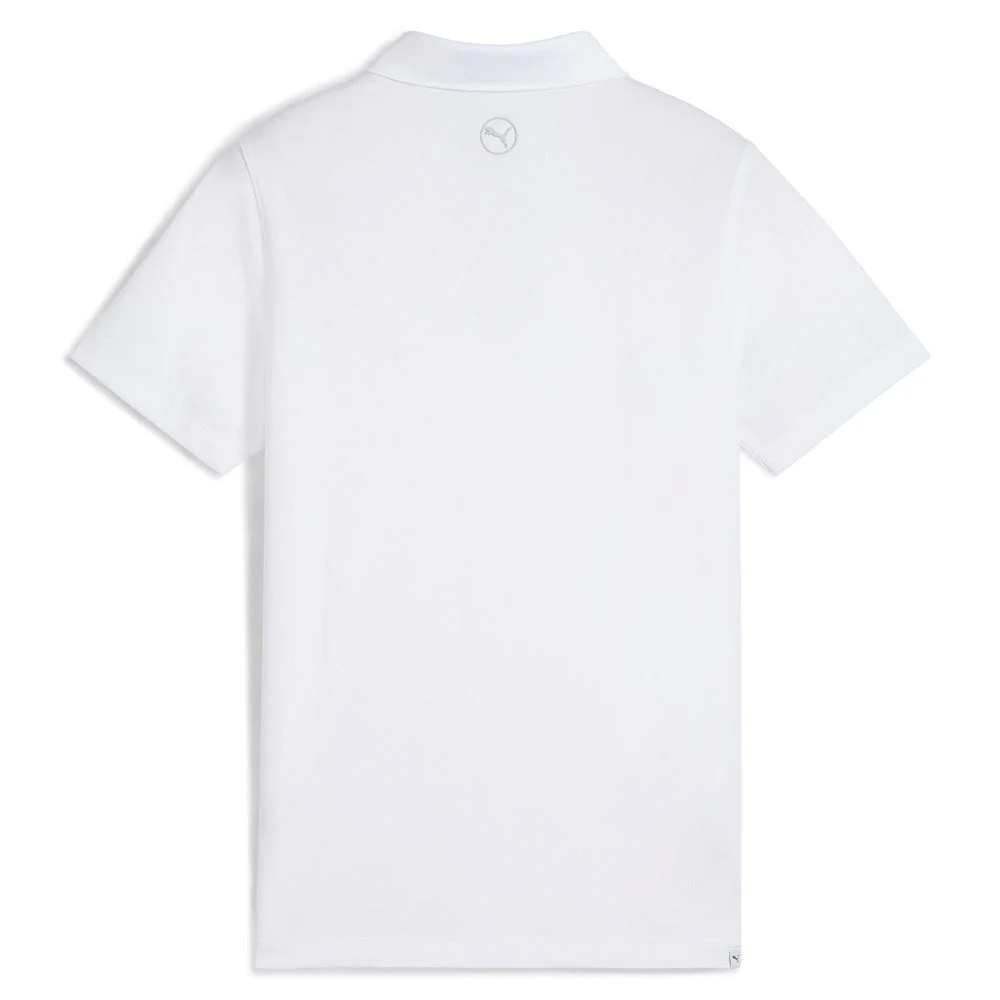 Puma Boys Pure 2.0 Polo Shirt - White Glow - Image 2