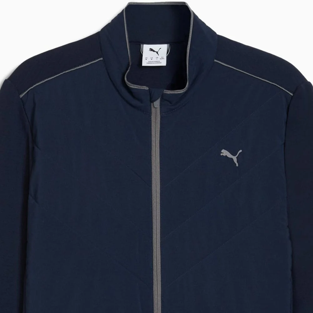 Puma Cloudspun Fleece Hybrid Jacket - Deep Navy - Image 3