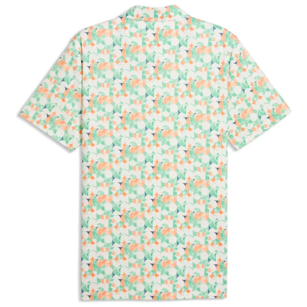 Puma MATTR Deco Polo Shirt - Warm White/Melon Glow - Image 2