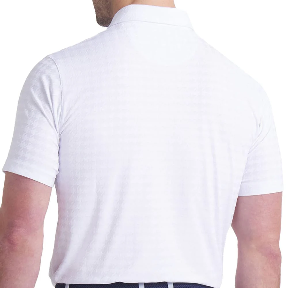 Puma MATTR Houndstooth Polo Shirt - White Glow - Image 2