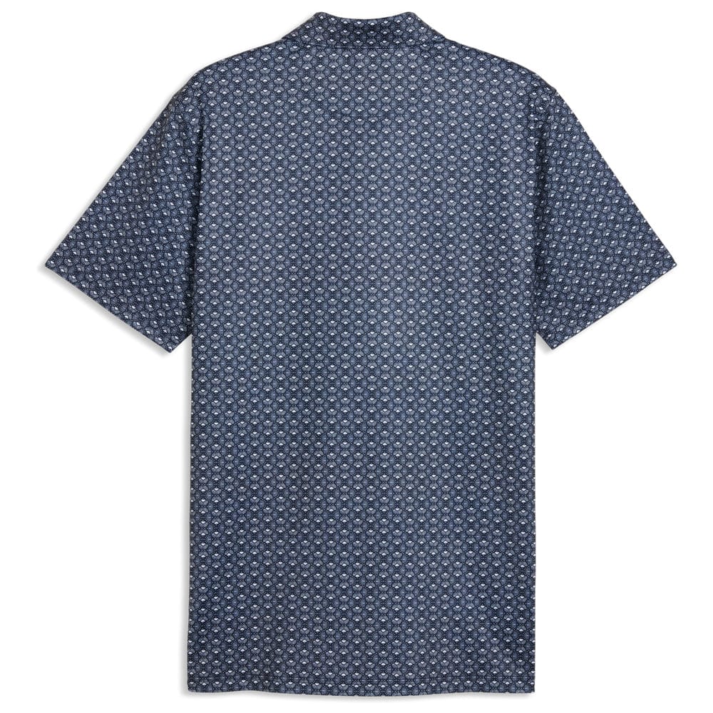 Puma MATTR Scallop Polo Shirt - Deep Navy/White Glow - Image 2