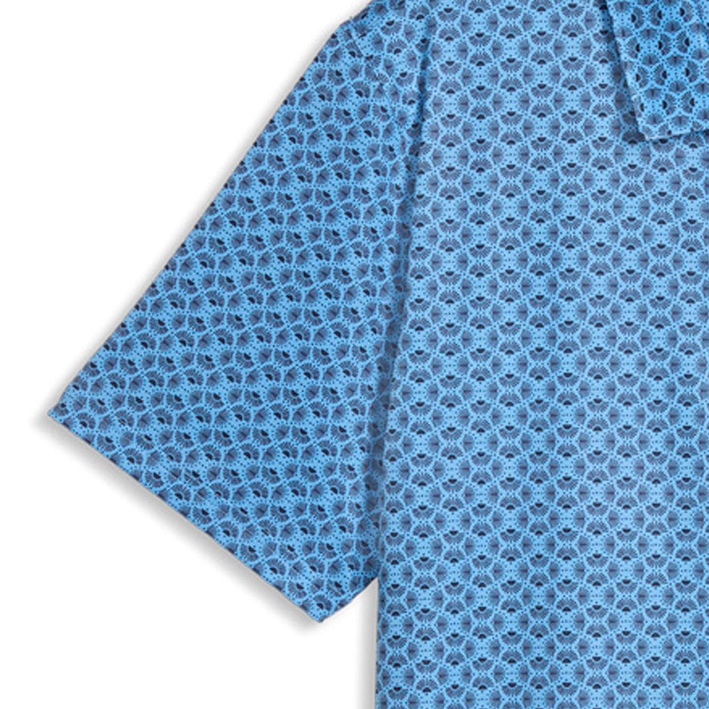 Puma MATTR Scallop Polo Shirt  - Team Light Blue/Deep Navy - Image 4