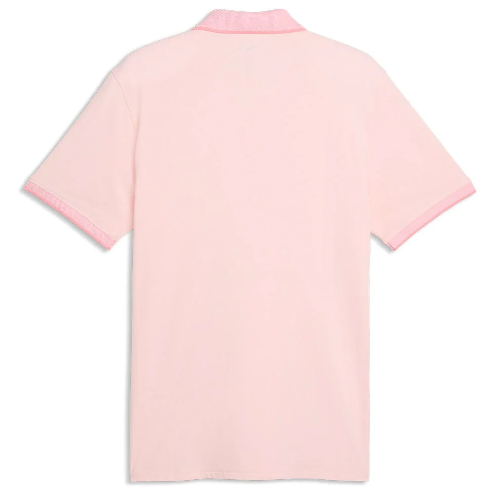 Puma Modalon Crafted Polo Shirt - Rose Blossom/White Glow - Image 2