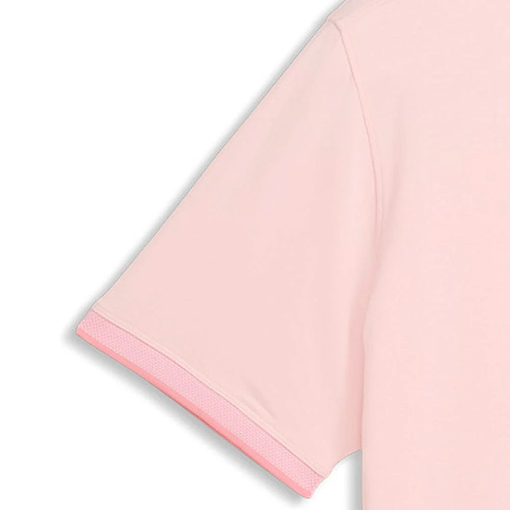 Puma Modalon Crafted Polo Shirt - Rose Blossom/White Glow - Image 3