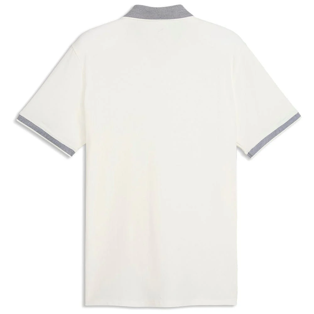 Puma Modalon Crafted Polo Shirt - Warm White/Deep Navy - Image 2