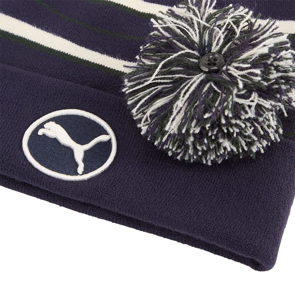 Puma Pom Beanie - Deep Navy/Alpine Snow - Image 4