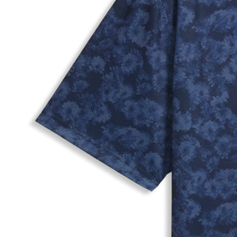 Puma Pure 2.0 Floral Polo Shirt - Deep Navy - Image 4