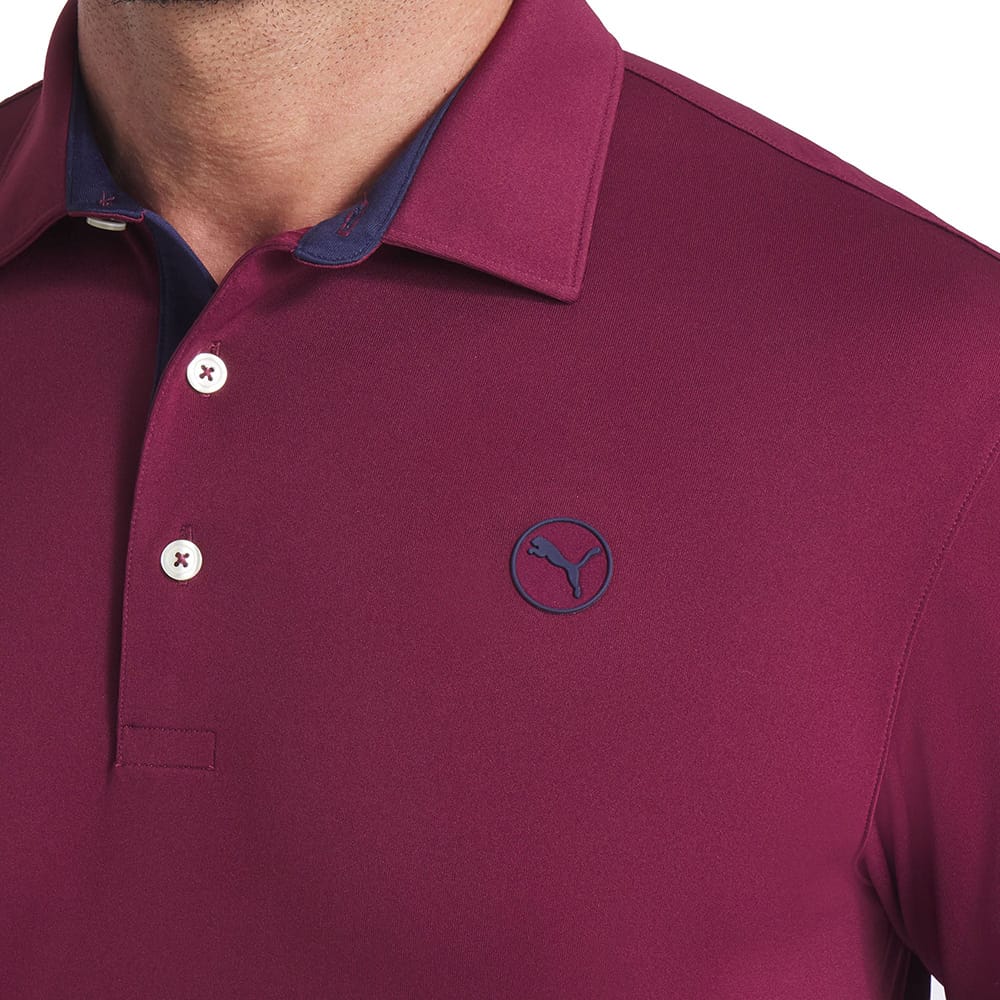 Puma Pure 2.0 Polo Shirt - Ruby Shimmer - Image 3