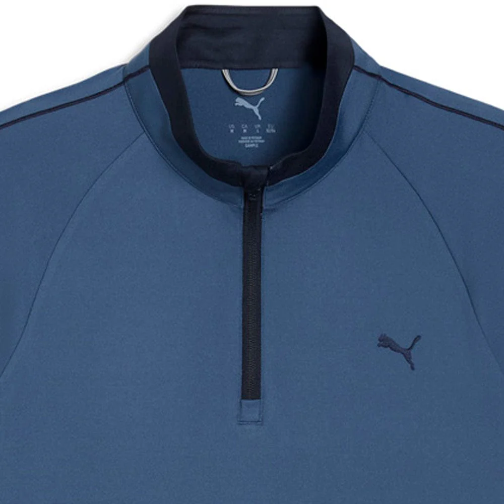 Puma Pure 3.0 1/4 Zip Pullover - Dark Indigo/Deep Navy - Image 3