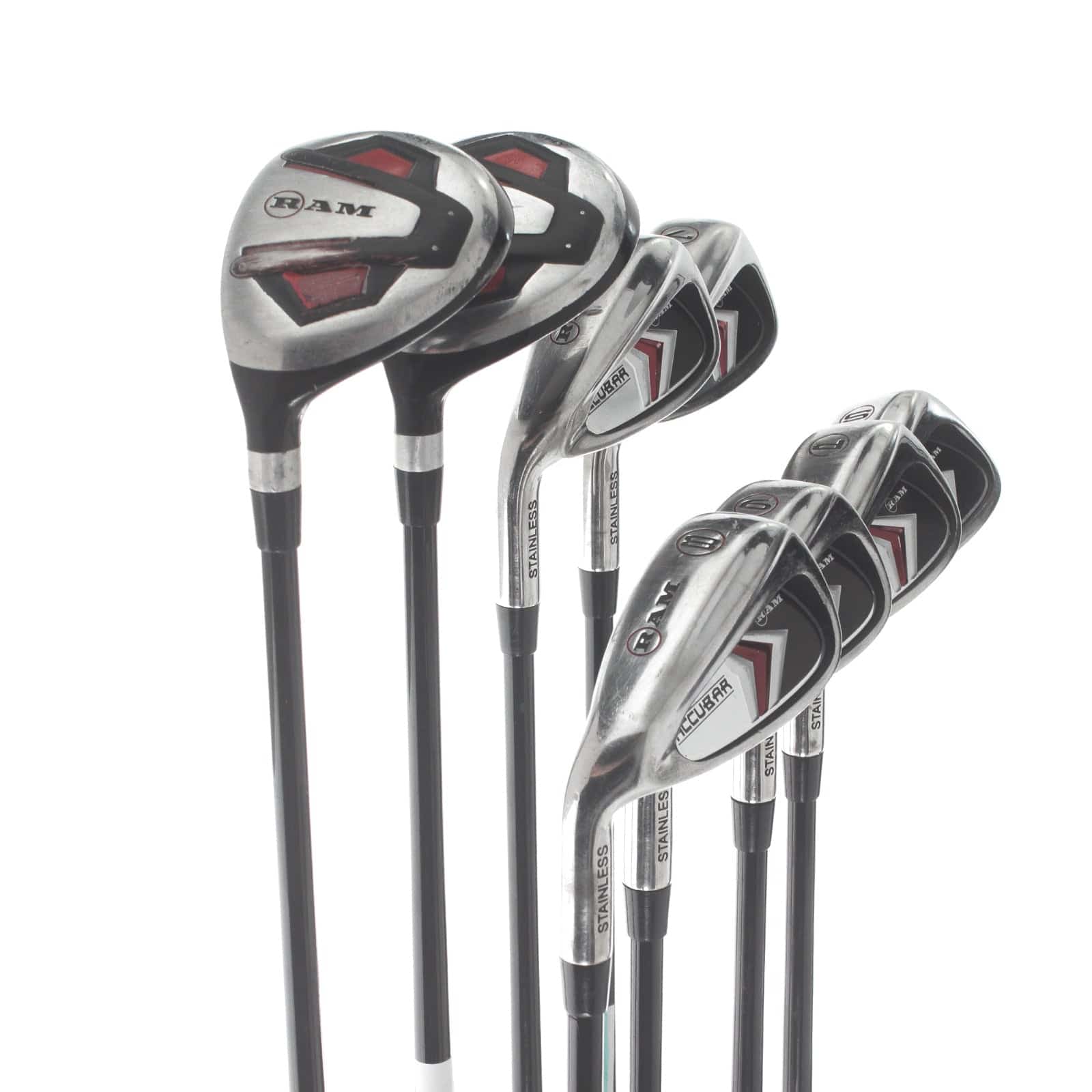 Ram Accubar Graphite Mens Left Hand Irons 4-PW Regular - RAM Powerstick - Image 2