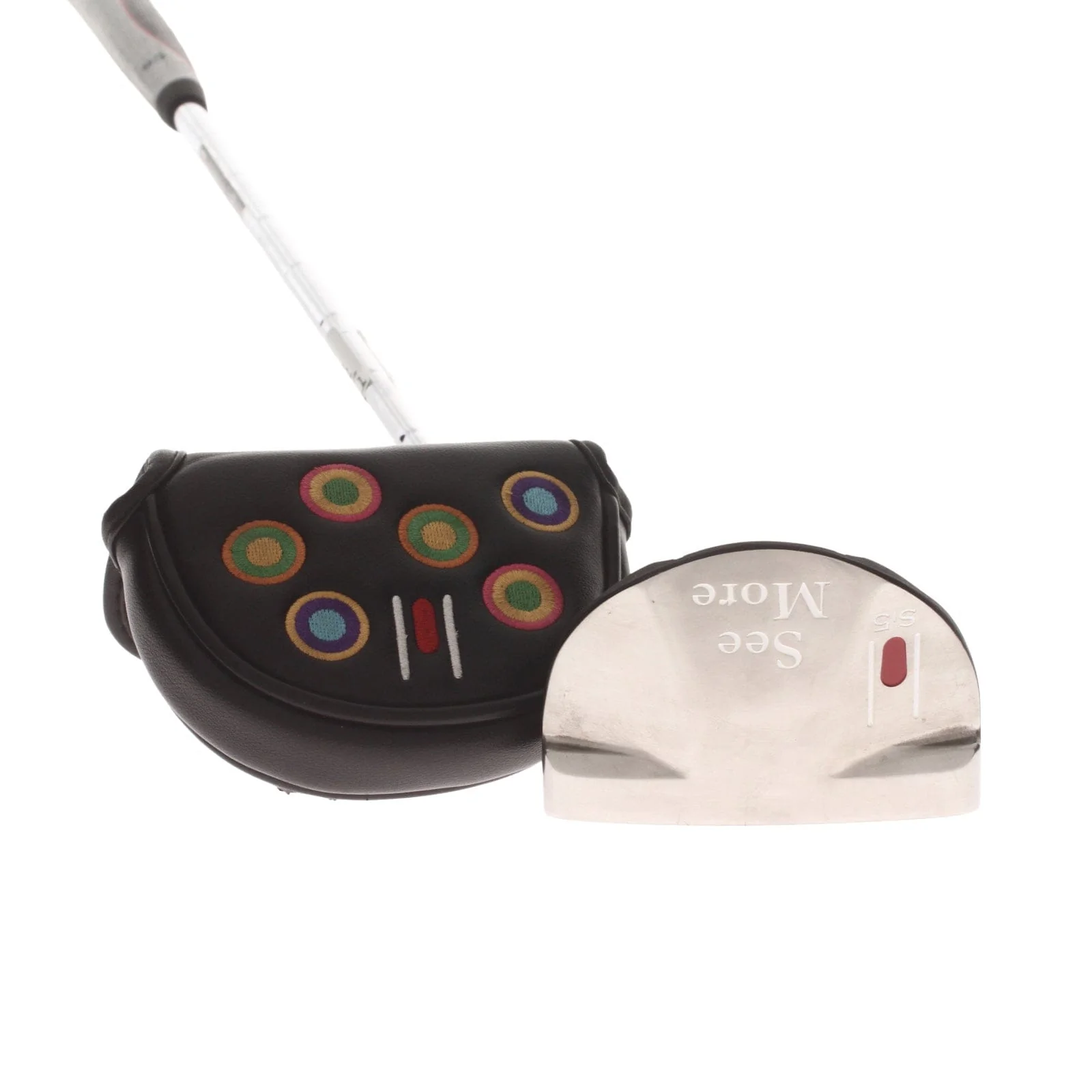 SeeMore Si5 Black Mens Right Hand Putter 34" Mallet - SeeMore 95