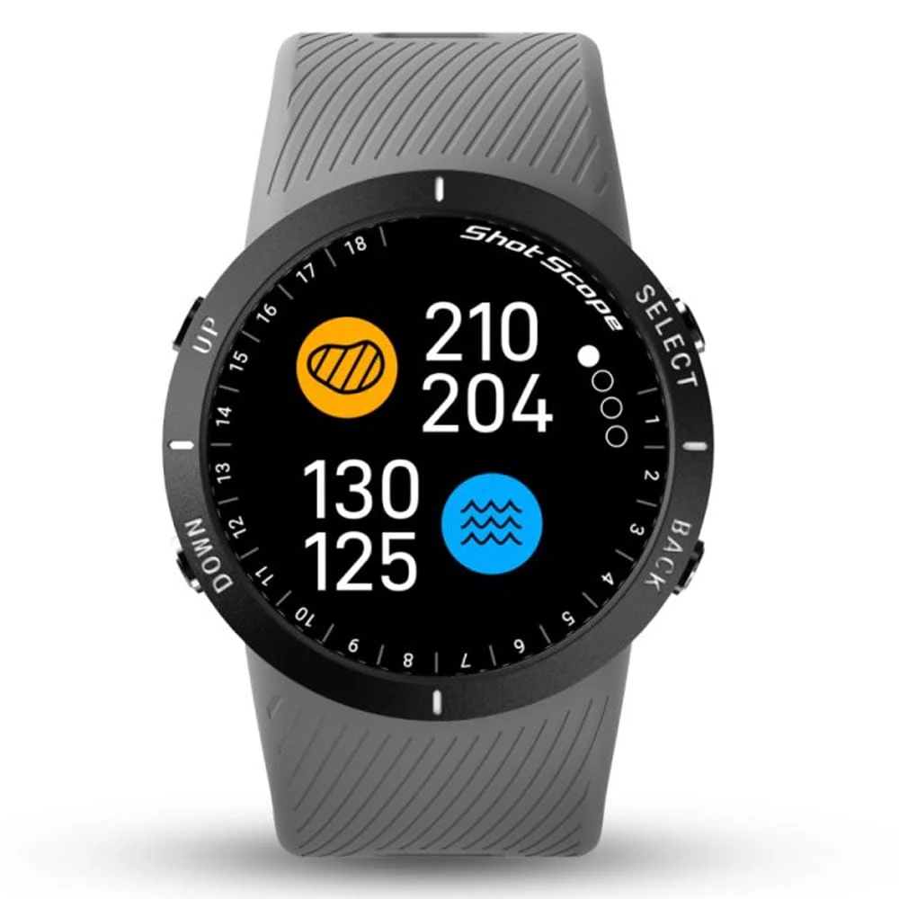 Shot Scope V5 Golf GPS Watch - Grey - Image 3