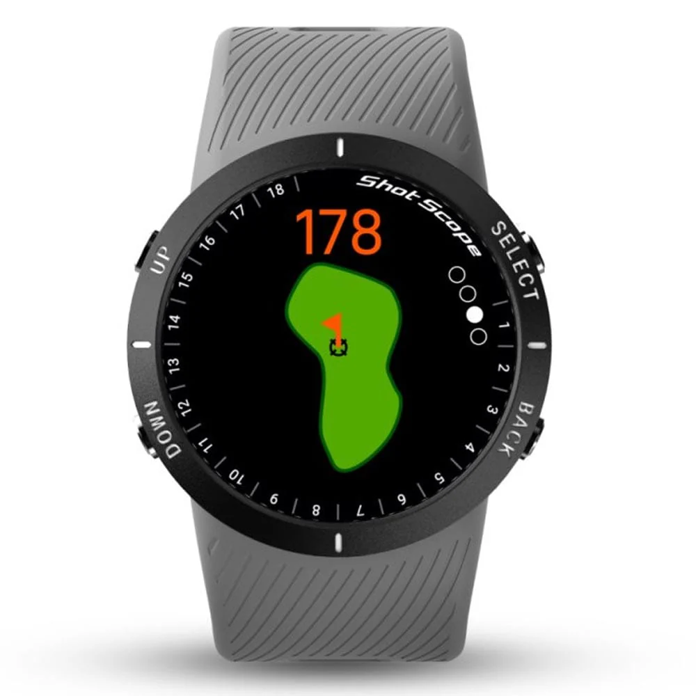 Shot Scope V5 Golf GPS Watch - Grey - Image 4