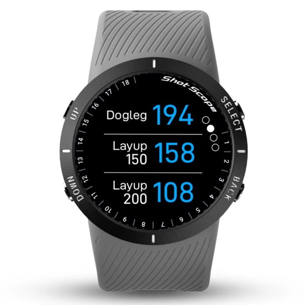 Shot Scope V5 Golf GPS Watch - Grey - Image 5