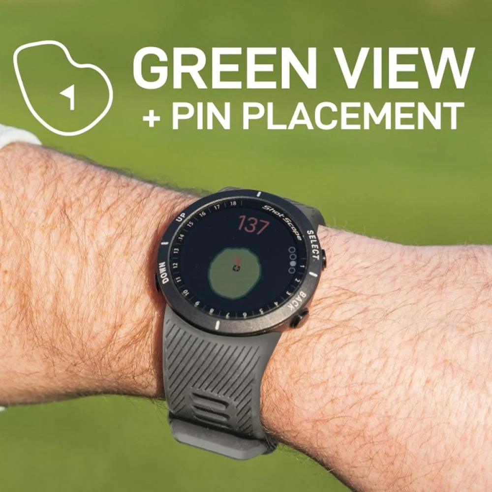 Shot Scope V5 Golf GPS Watch - Grey - Image 9