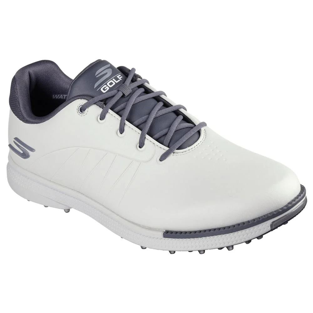 Skechers Go Golf Tempo GF Waterproof Spikeless Shoes - Natural/Grey - Image 3