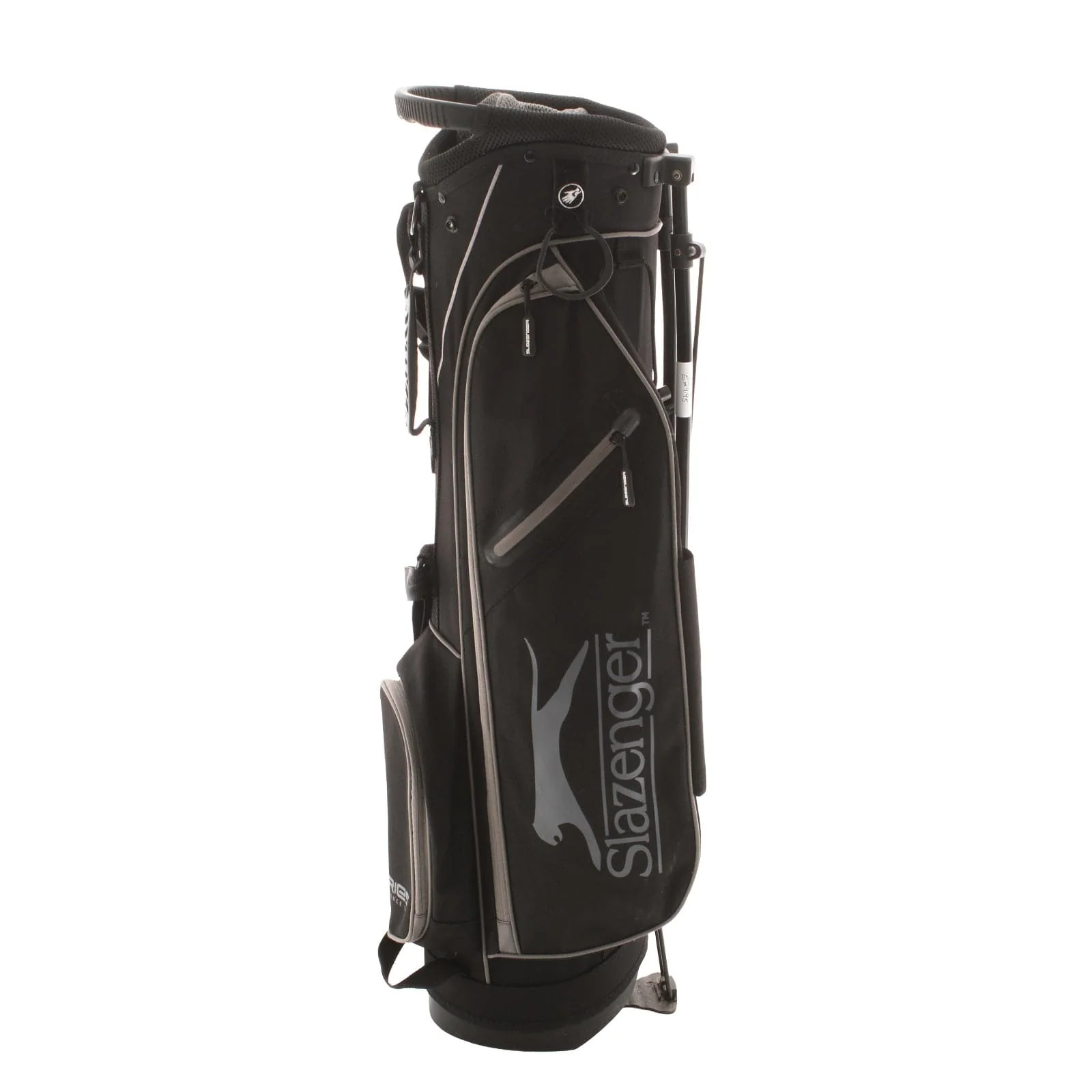 Slazenger Stand Bag - Black/Grey - Image 2