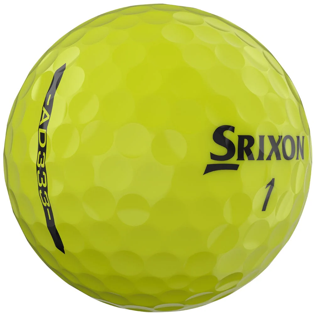 Srixon AD333 Golf Balls - Yellow - 12 Pack - Image 3