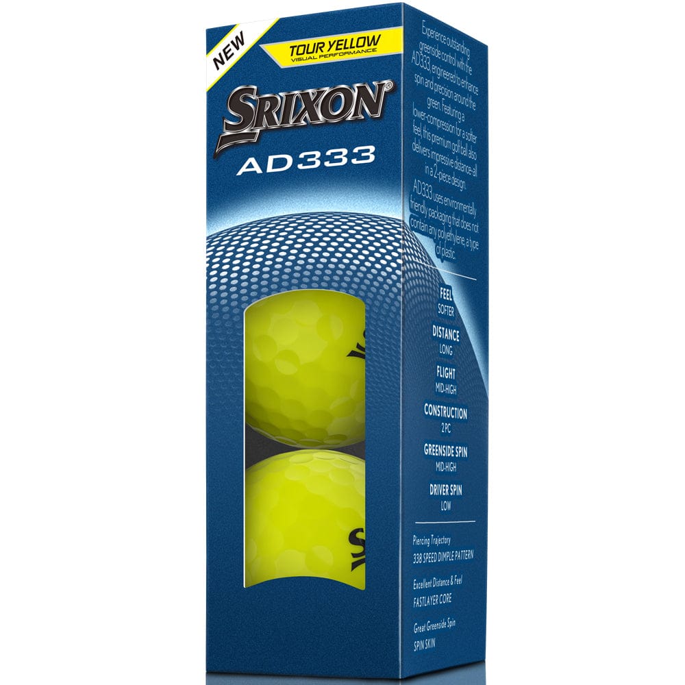 Srixon AD333 Golf Balls - Yellow - 12 Pack - Image 5
