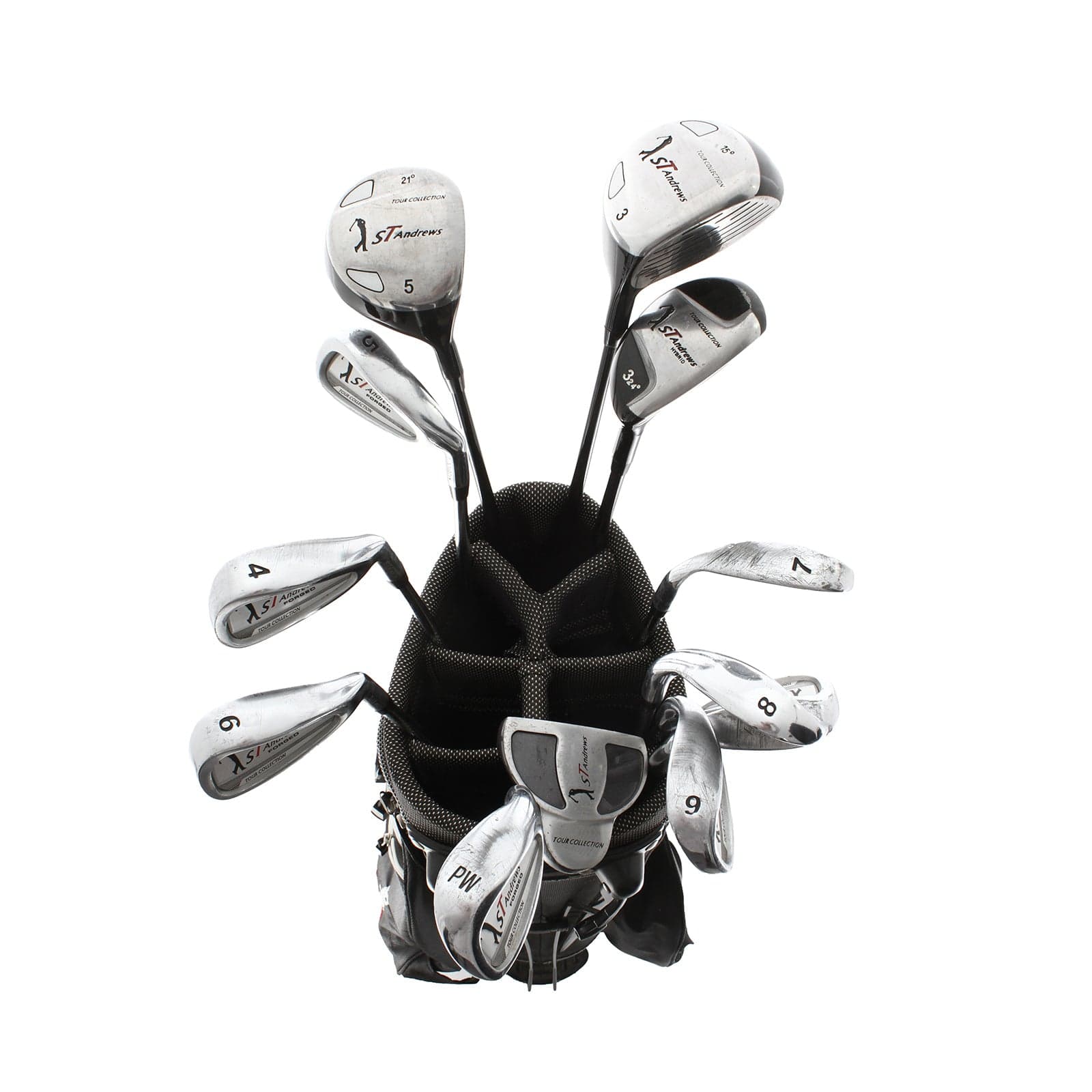 St Andrews Tour Collection Steel/Graphite Mens Right Hand Package Set Regular - - Image 3