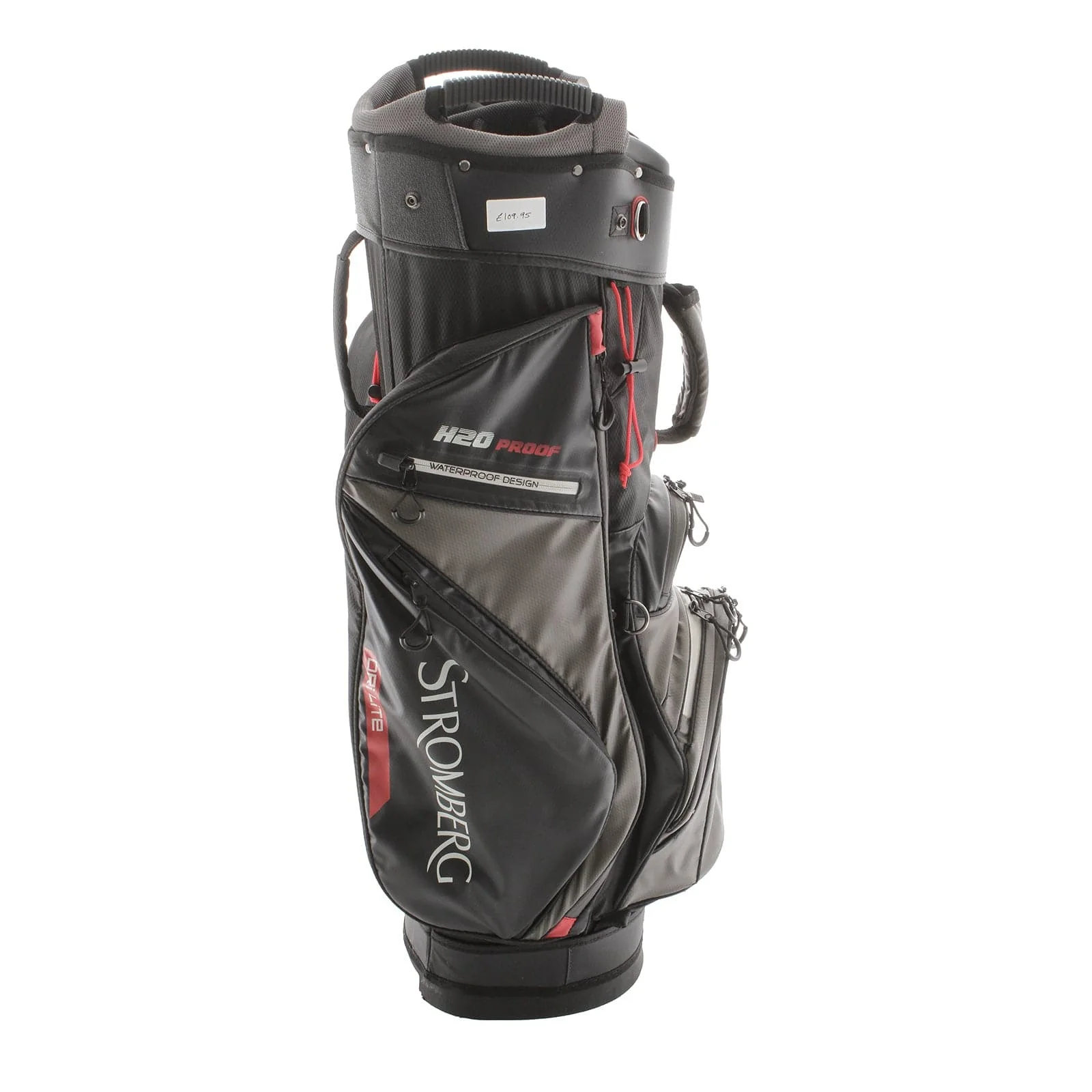 Stromberg Delta Cart Bag - Grey/Black/Red - Image 3