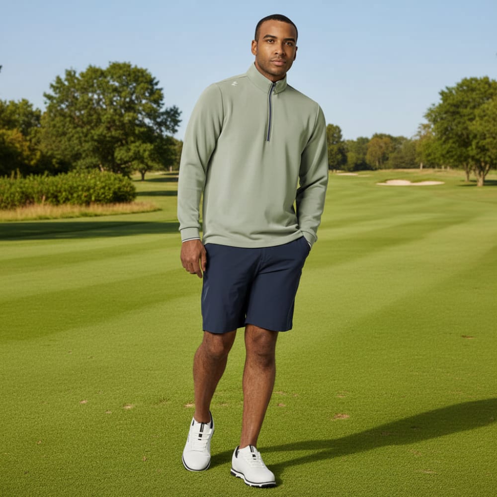 Stuburt Arlo 1/4 Zip Pullover - Olive - Image 4