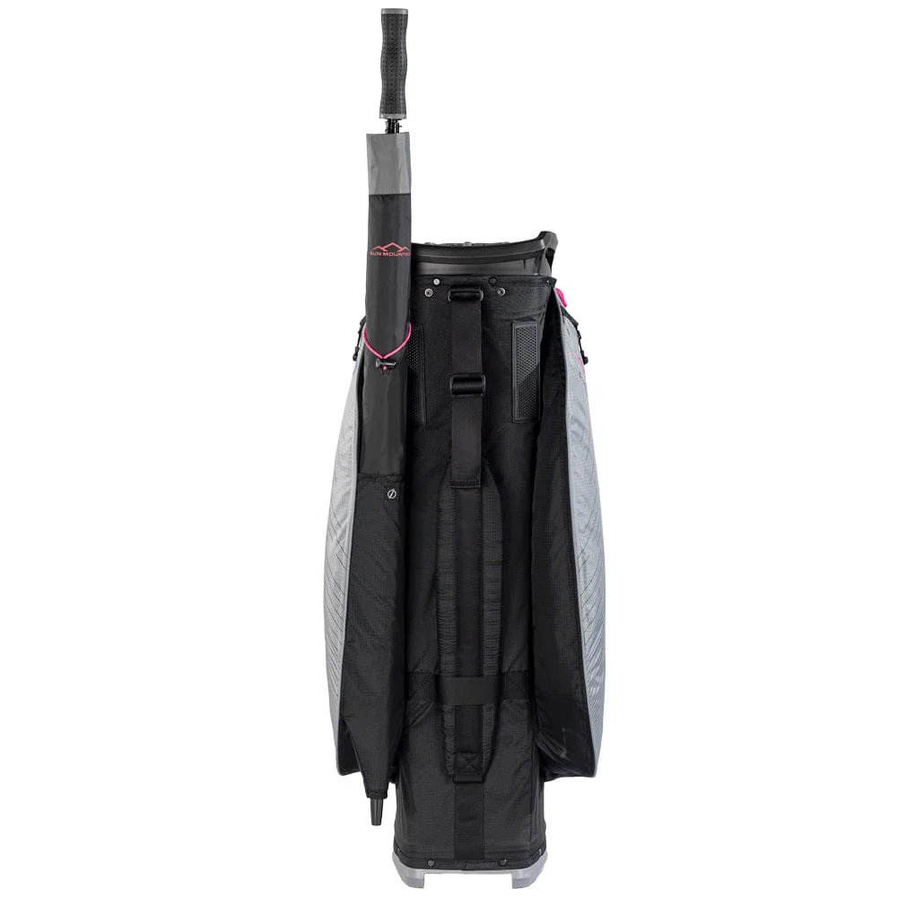 Sun Mountain C130 H2NO Waterproof Cart Bag - Black/Nickel/Pink - Image 3