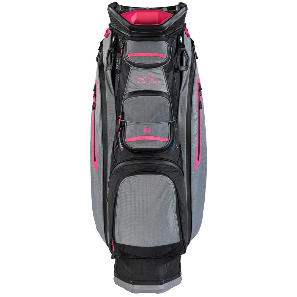 Sun Mountain C130 H2NO Waterproof Cart Bag - Black/Nickel/Pink - Image 4