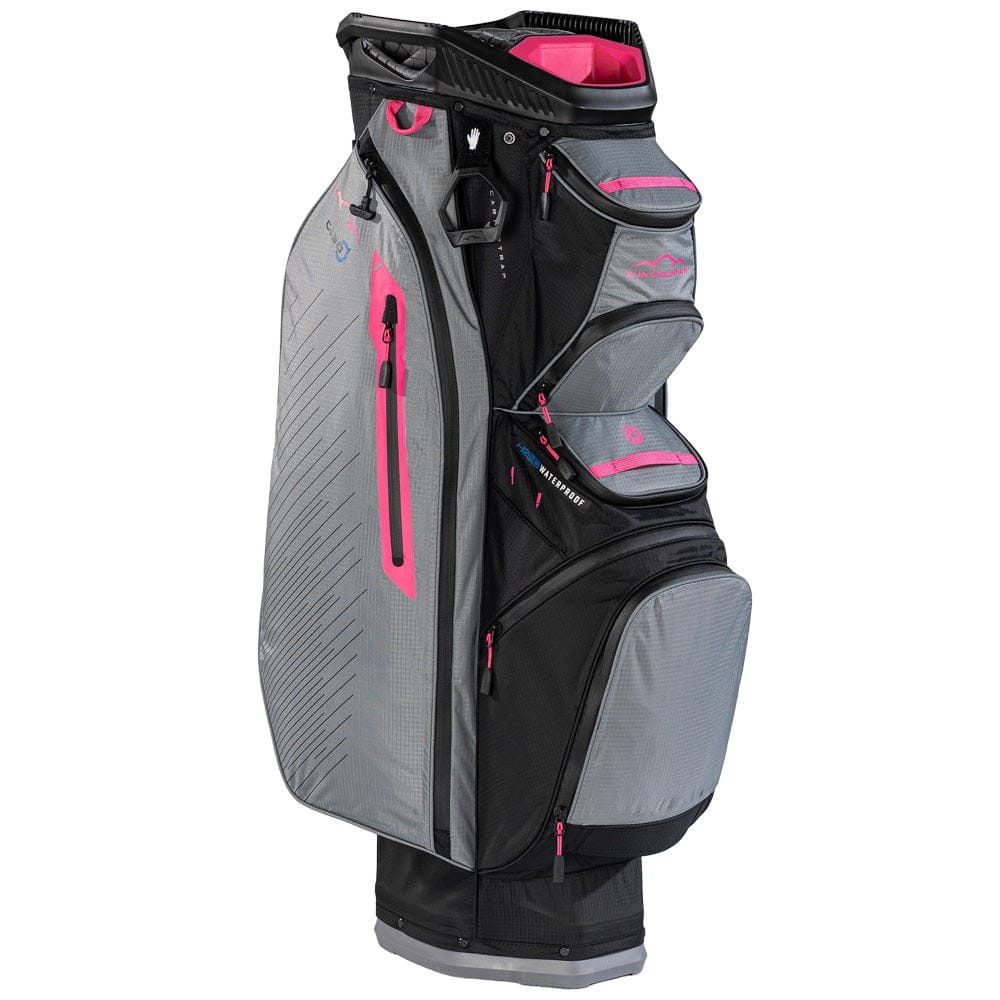 Sun Mountain C130 H2NO Waterproof Cart Bag - Black/Nickel/Pink - Image 7