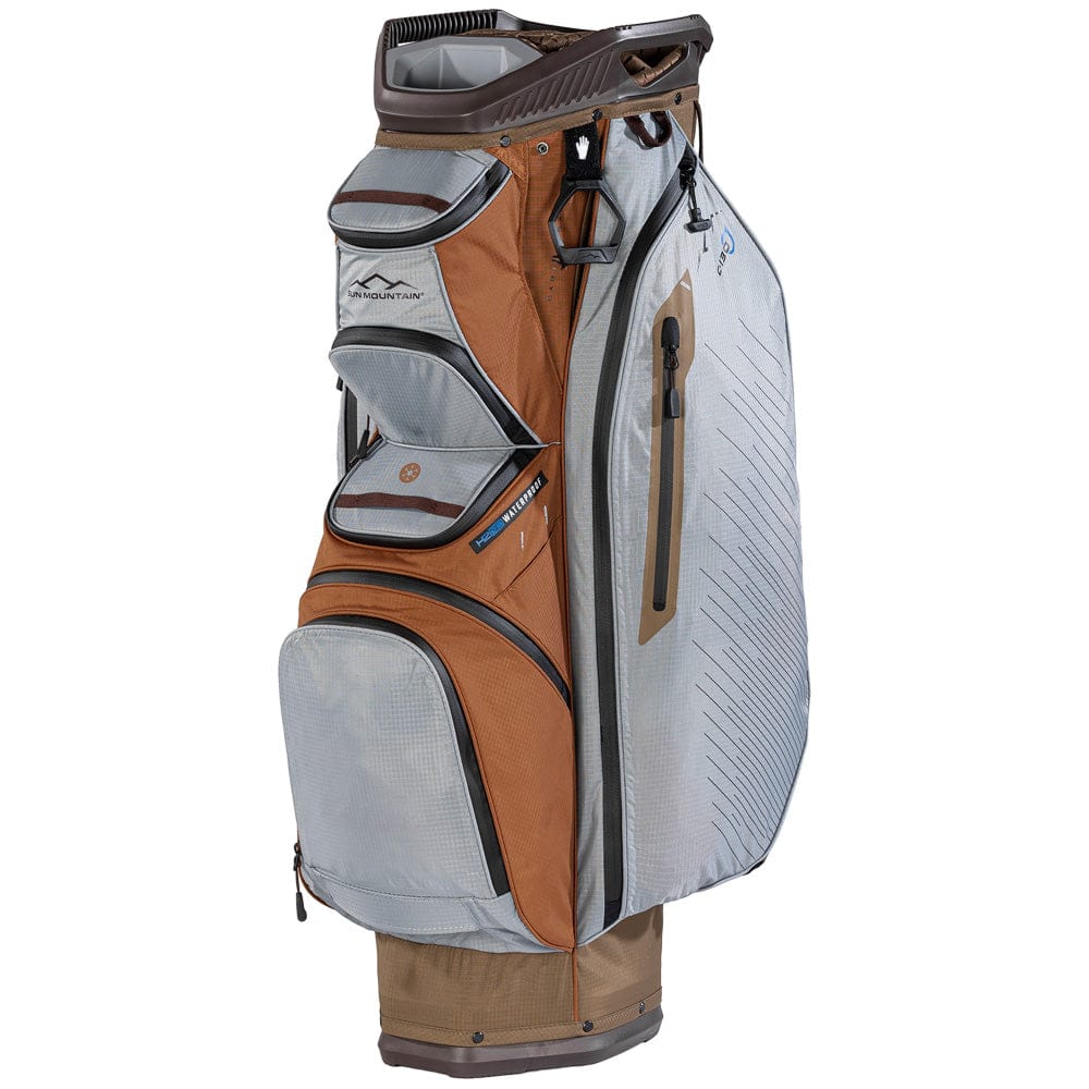 Sun Mountain C130 H2NO Waterproof Cart Bag - Leather/Shadow/Otter
