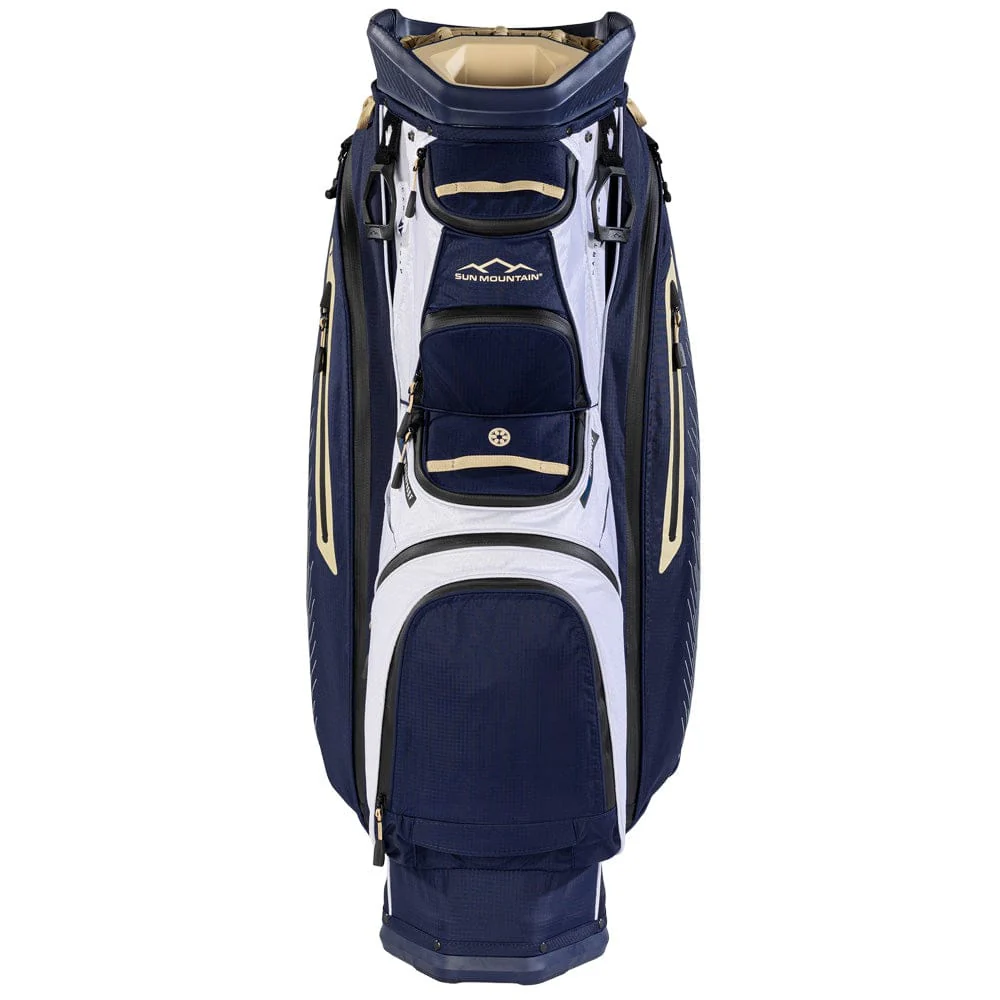 Sun Mountain C130 H2NO Waterproof Cart Bag - Navy/Gold/White - Image 4
