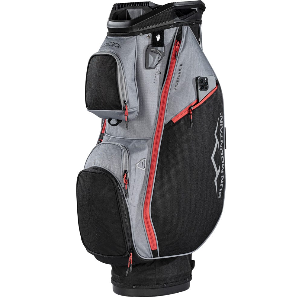 Sun Mountain Forerunner Cart Bag - Black/Nickel/Red - Image 6