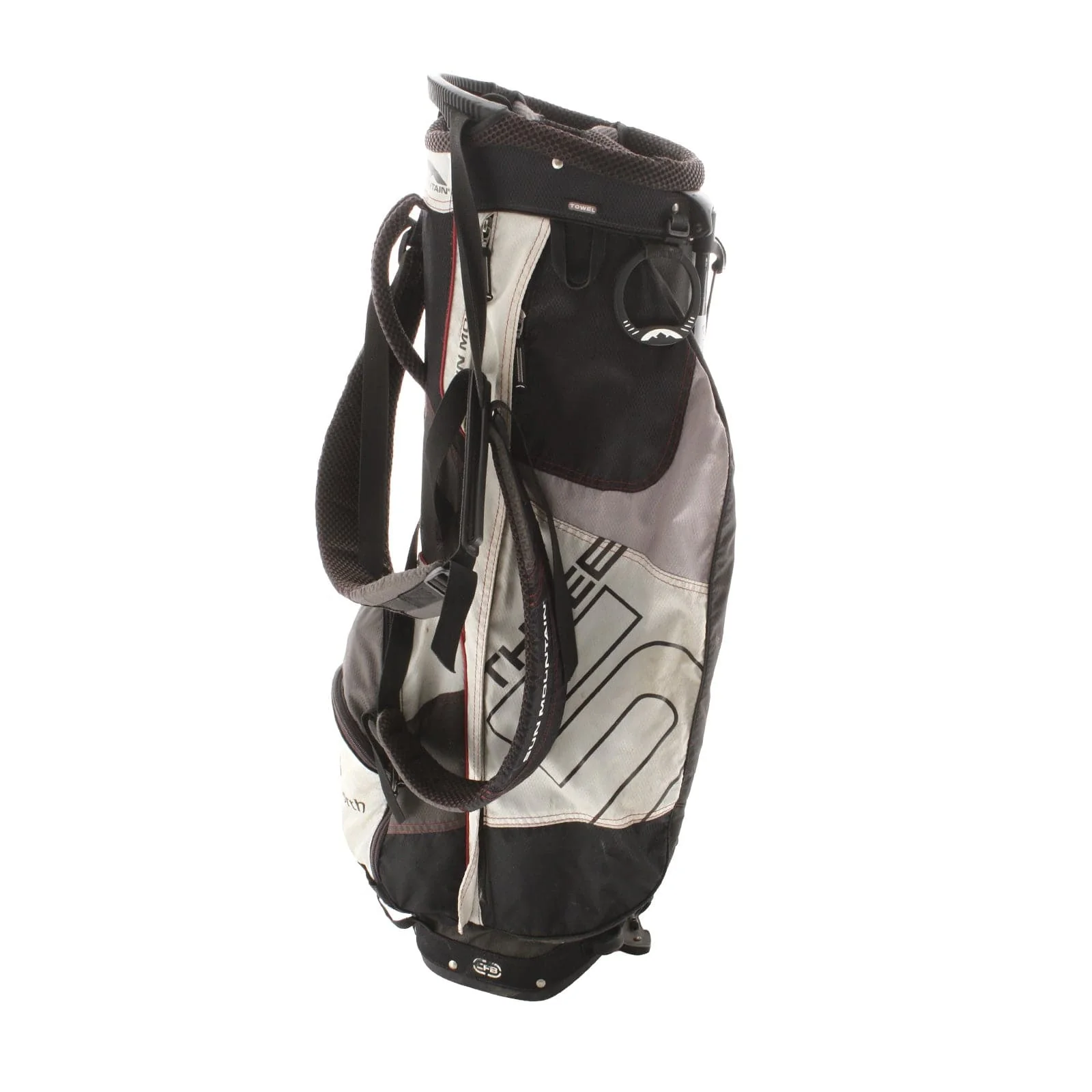 Sun Mountain Three 5 Stand Bag - Cream/Black/Red - Image 2