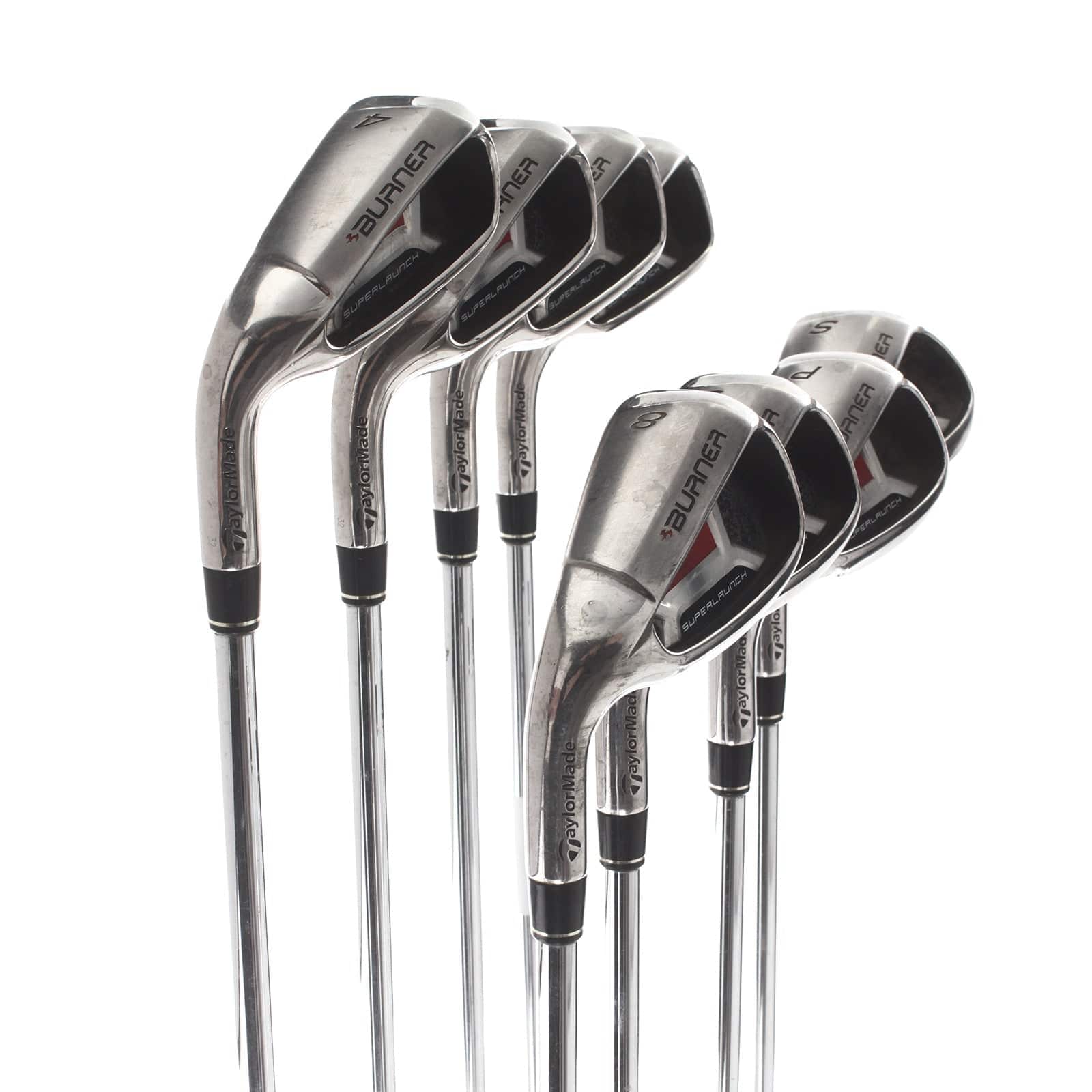 TaylorMade Burner Superlaunch Steel Mens Left Hand Irons 4-SW Regular - Burner 85g - Image 2