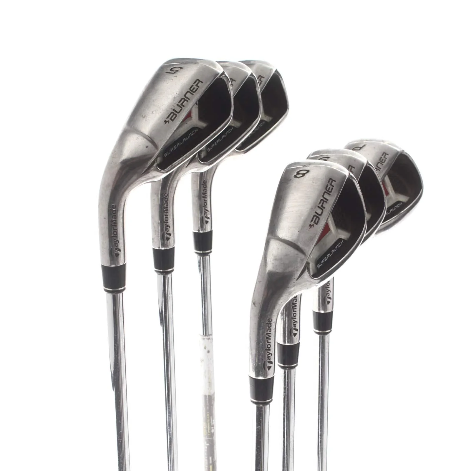 TaylorMade Burner SuperLaunch Steel Mens Left Hand Irons 5-PW Regular - Taylor Made 85g - Image 2