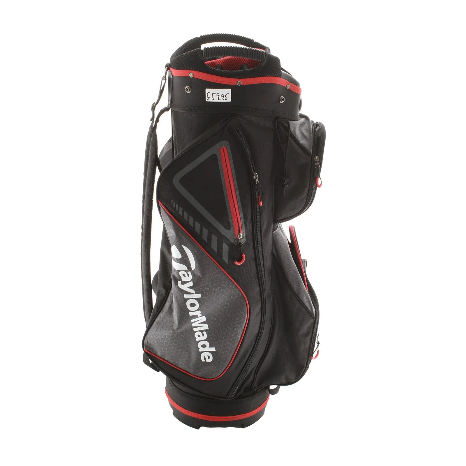 TaylorMade Cart Bag - Black/Red - Image 3