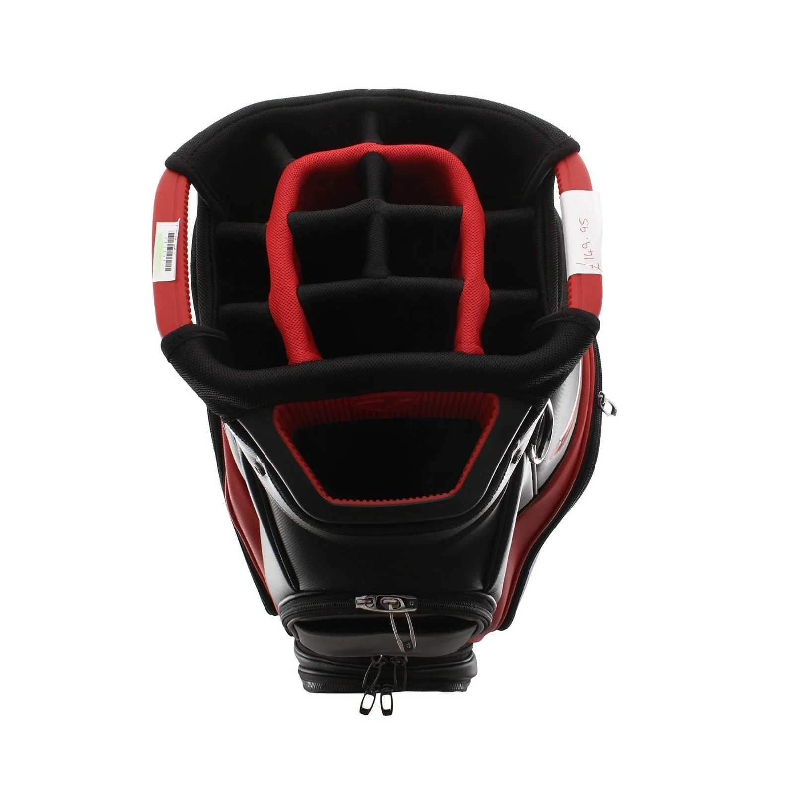 TaylorMade Delux Cart Bag - Red/Black - Image 2